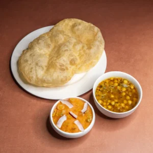 HALWA PURI SET